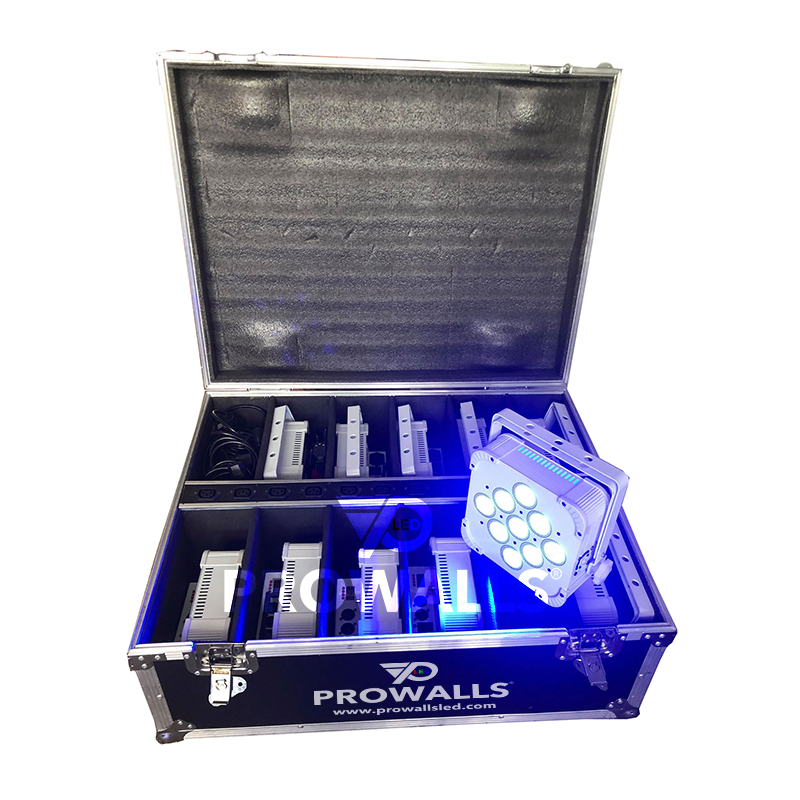 Kabelloses DMX-Batterieleistungs-RGBWA + UV-LED-Par-Licht