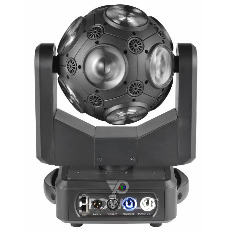 12x10W RGBW Endlosrotation Football Ball DJ-Beleuchtung