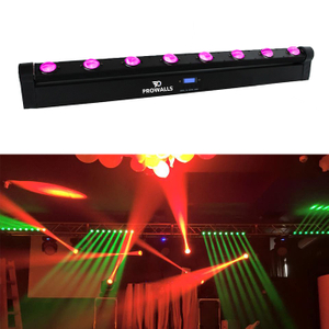 8x10W RGBW-Streifen Beam Bar LED-Bühnenbeleuchtung
